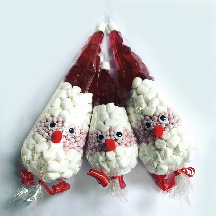 Christmas Santa Sweet Cones • Sweet Intentions Candy Cheshire ...